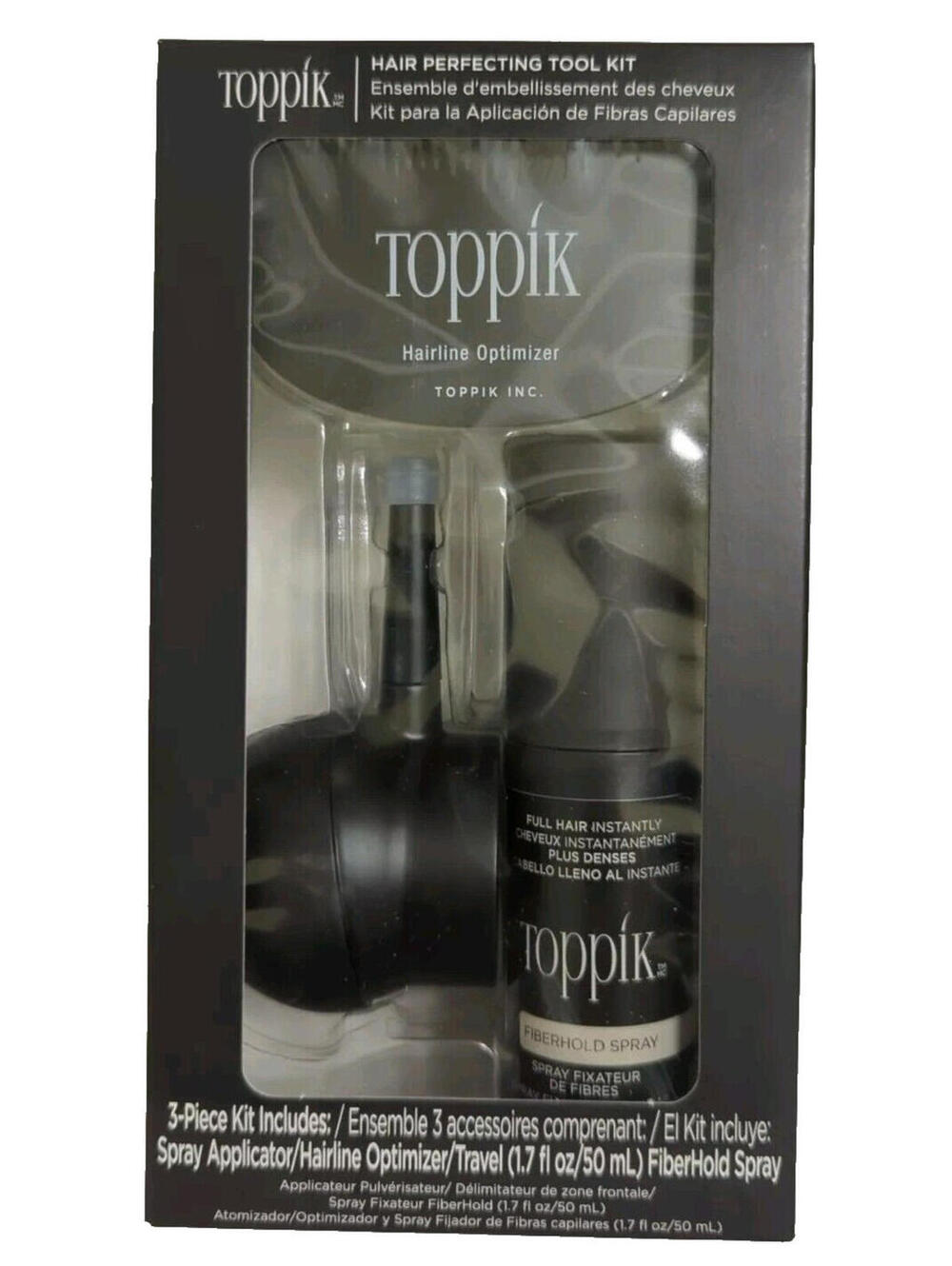 Toppik Hair Perfecting Tool Kit - FiberHold Spray Applicator Hairline Optimizer